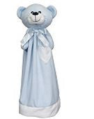 Adorable Blue Bear Baby Blanket